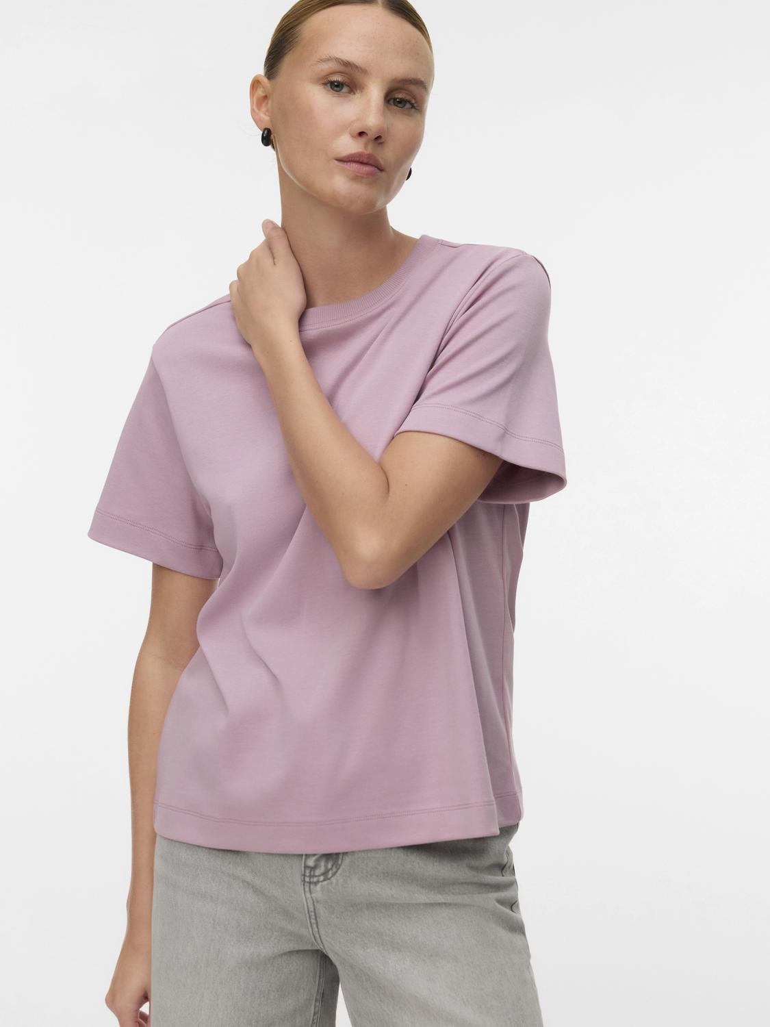 AWNAIMA T-shirt - Mauve Shadows - VERO MODA & VILA Bergvik